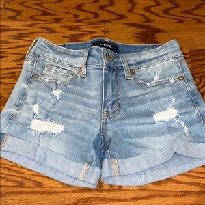 Low Rise Ripped Shorts